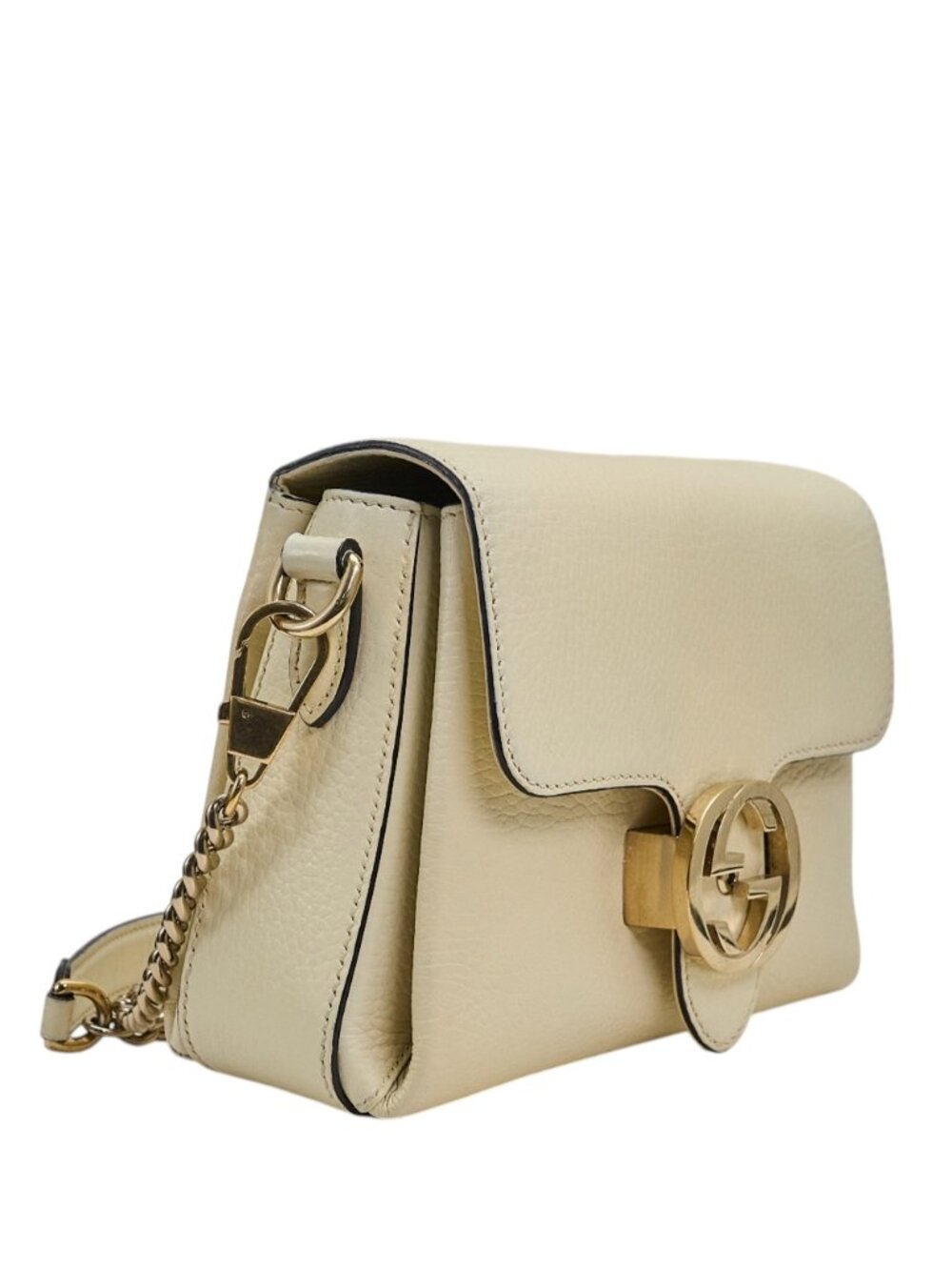 Gucci Dollar Calfskin Interlocking G Crossbody Bag